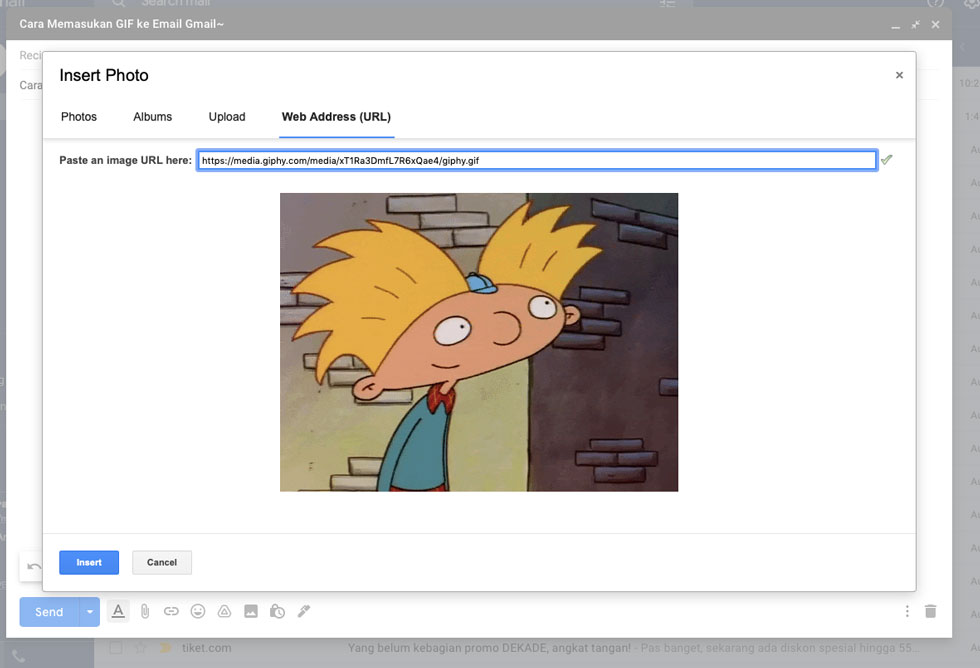 memasukkan gif ke dalam email