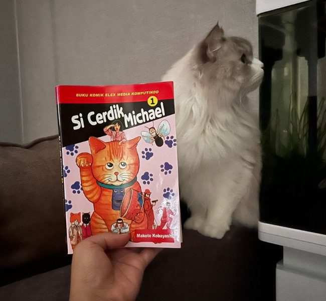 Review Komik Si Cerdik Michael, Kucing Oren Gendut yang Jenaka