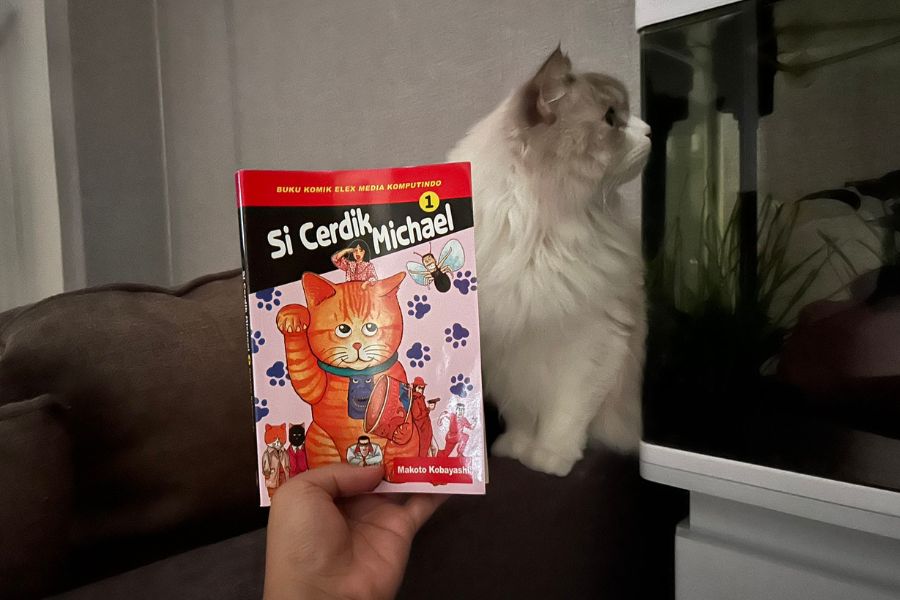 Review Komik Si Cerdik Michael, Kucing Oren Gendut yang Jenaka