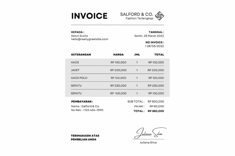 Apa Bedanya Quotation dan Invoice