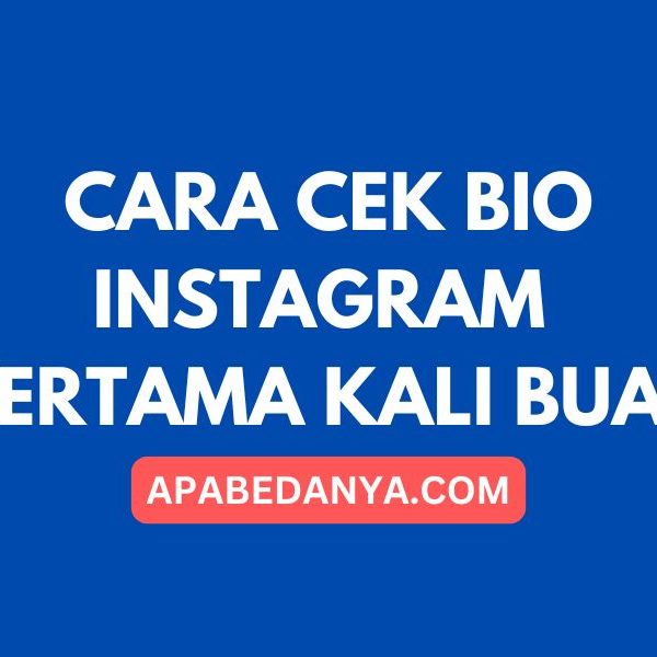 Cara Cek Bio Instagram Pertama Kali Buat YUDICHU