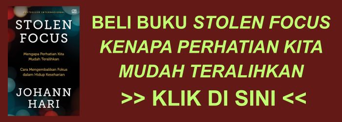 Review Buku Stolen Focus Mengapa Perhatian Kita Mudah Teralihkan Karya Johann Hari